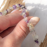 Rainbow Fluorite Chips Necklace